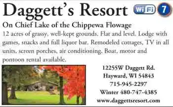 Lodging Daggett's Resort & Campground